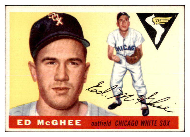 1955 Topps Baseball #032 Ed McGhee White Sox EX-MT 444481