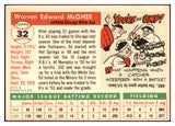 1955 Topps Baseball #032 Ed McGhee White Sox EX-MT 444481