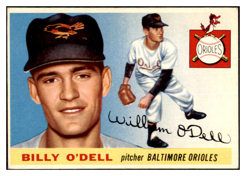 1955 Topps Baseball #057 Billy O'Dell Orioles EX-MT 444485
