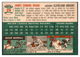 1954 Topps Baseball #029 Jim Hegan Indians EX-MT 444511