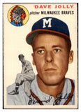 1954 Topps Baseball #188 Dave Jolly Braves EX-MT 444539