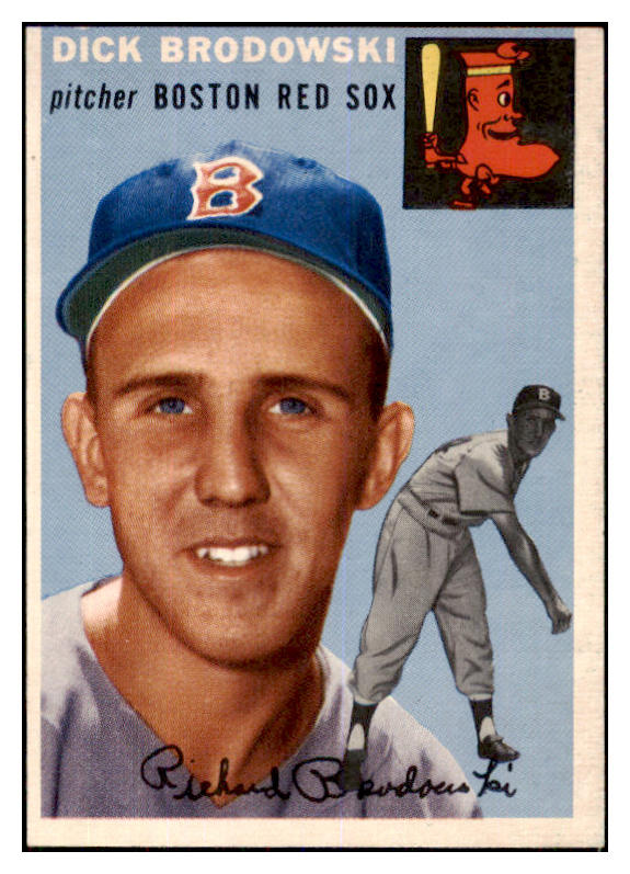 1954 Topps Baseball #221 Dick Brodowski Red Sox EX-MT 444549