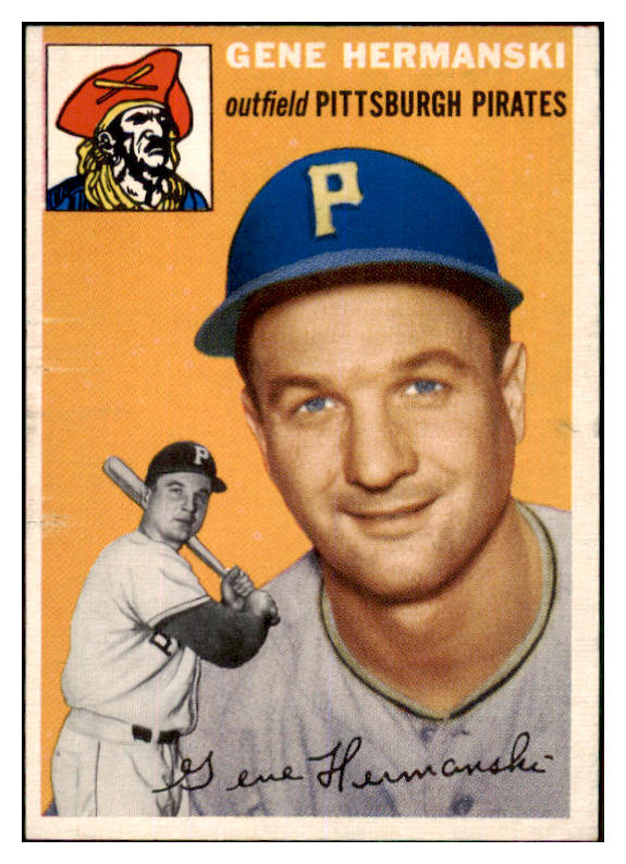 1954 Topps Baseball #228 Gene Hermanski Pirates EX-MT 444551