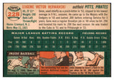 1954 Topps Baseball #228 Gene Hermanski Pirates EX-MT 444551