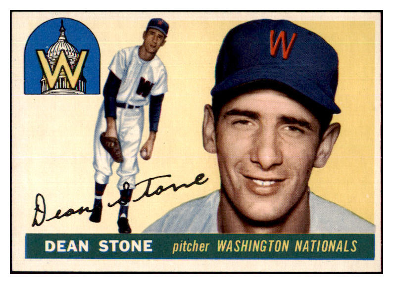 1955 Topps Baseball #060 Dean Stone Senators NR-MT 444561