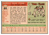 1955 Topps Baseball #060 Dean Stone Senators NR-MT 444561