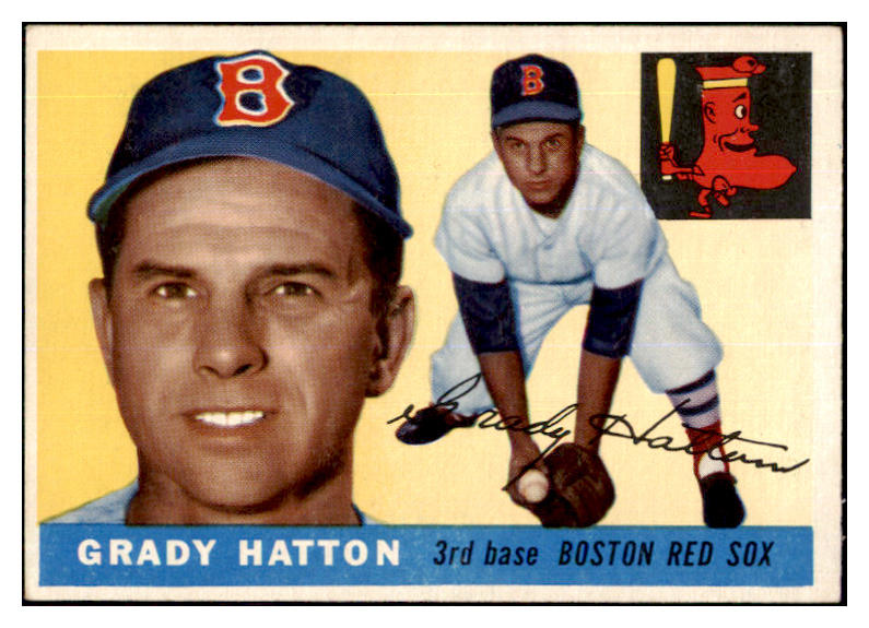 1955 Topps Baseball #131 Grady Hatton Red Sox NR-MT 444570