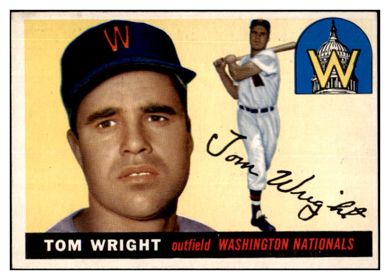 1955 Topps Baseball #141 Tom Wright Senators NR-MT 444573