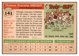 1955 Topps Baseball #141 Tom Wright Senators NR-MT 444573