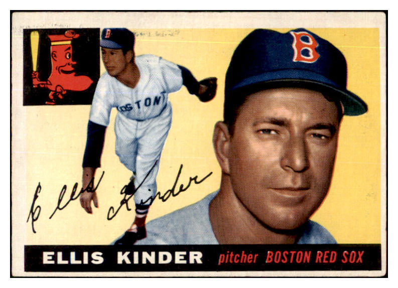 1955 Topps Baseball #115 Ellis Kinder Red Sox EX-MT 444591