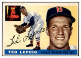 1955 Topps Baseball #128 Ted Lepcio Red Sox EX-MT 444593