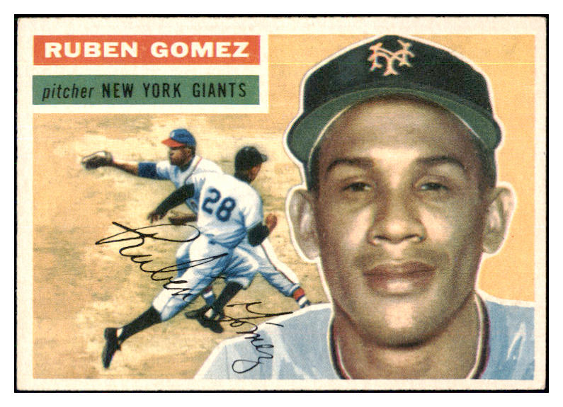 1956 Topps Baseball #009 Ruben Gomez Giants NR-MT White 444597