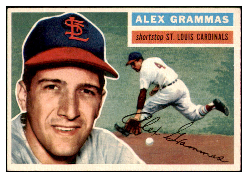 1956 Topps Baseball #037 Alex Grammas Cardinals NR-MT White 444604