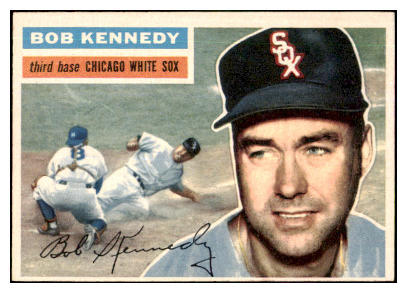 1956 Topps Baseball #038 Bob Kennedy White Sox NR-MT White 444605