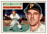 1956 Topps Baseball #046 Gene Freese Pirates EX-MT Gray 444665