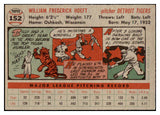 1956 Topps Baseball #152 Billy Hoeft Tigers EX-MT Gray 444714