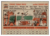 1956 Topps Baseball #285 Eddie Miksis Cubs EX-MT 444739
