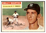 1956 Topps Baseball #181 Billy Martin Yankees EX+/EX-MT 444813