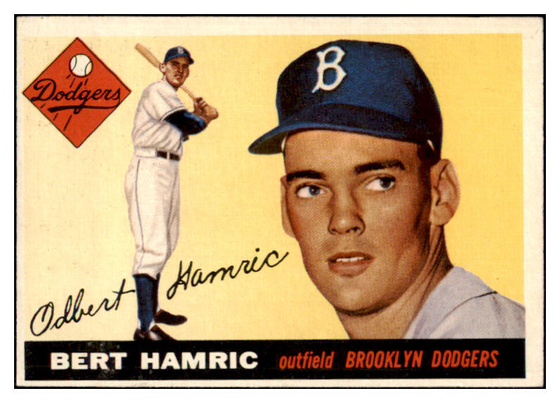 1955 Topps Baseball #199 Bert Hamric Dodgers NR-MT 444903