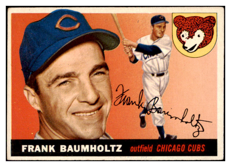 1955 Topps Baseball #172 Frank Baumholtz Cubs EX-MT 444911