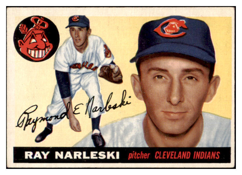 1955 Topps Baseball #160 Ray Narleski Indians EX-MT 444930