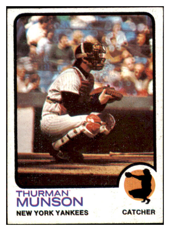 1973 Topps Baseball #142 Thurman Munson Yankees EX-MT/NR-MT 444944
