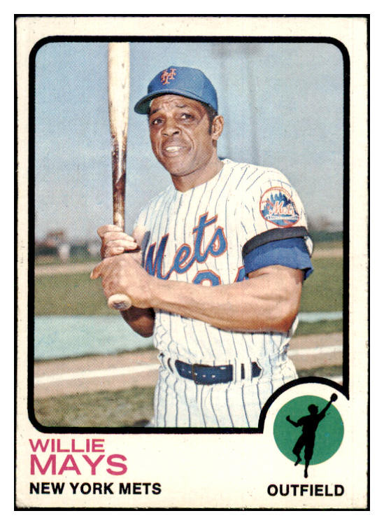 1973 Topps Baseball #305 Willie Mays Mets EX+/EX-MT 444947