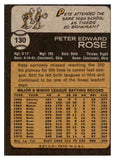 1973 Topps Baseball #130 Pete Rose Reds EX+/EX-MT 444949