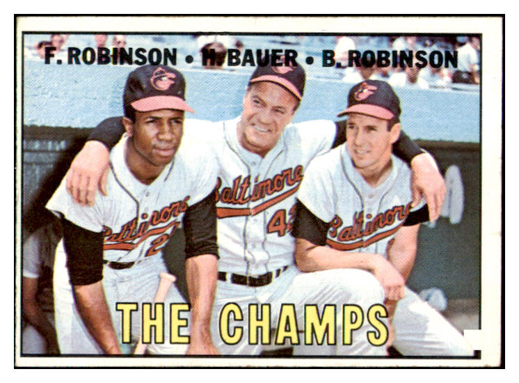 1967 Topps Baseball #001 Brooks Robinson Frank Robinson EX-MT 444975