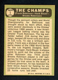 1967 Topps Baseball #001 Brooks Robinson Frank Robinson EX-MT 444975