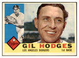 1960 Topps Baseball #295 Gil Hodges Dodgers NR-MT 445007
