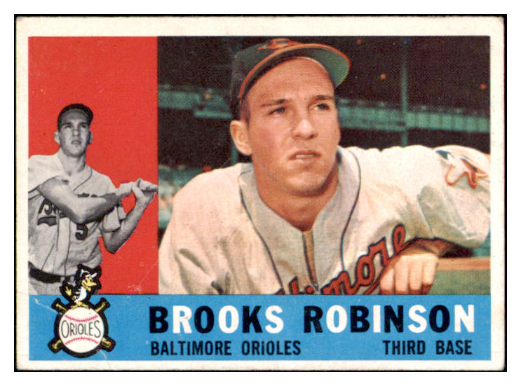 1960 Topps Baseball #028 Brooks Robinson Orioles VG-EX 445014