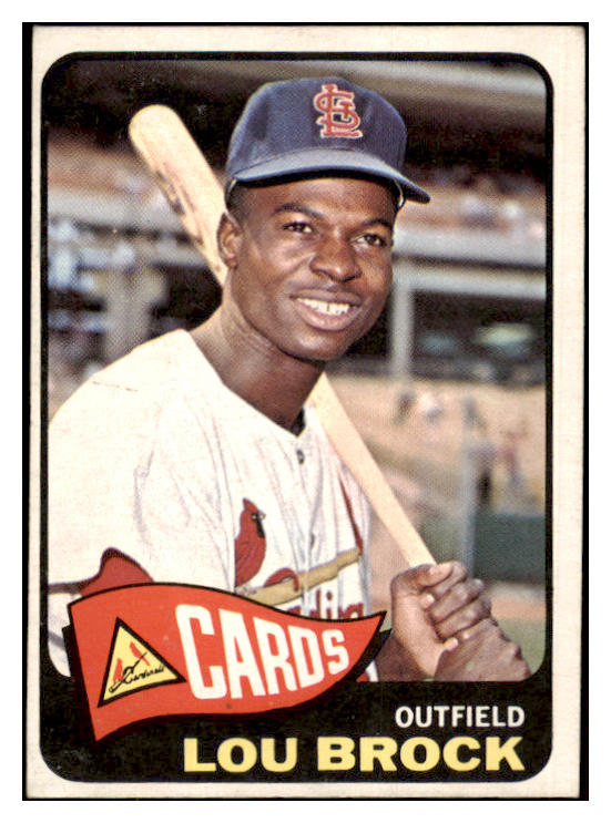 1965 Topps Baseball #540 Lou Brock Cardinals VG-EX 445066 Kit Young Cards