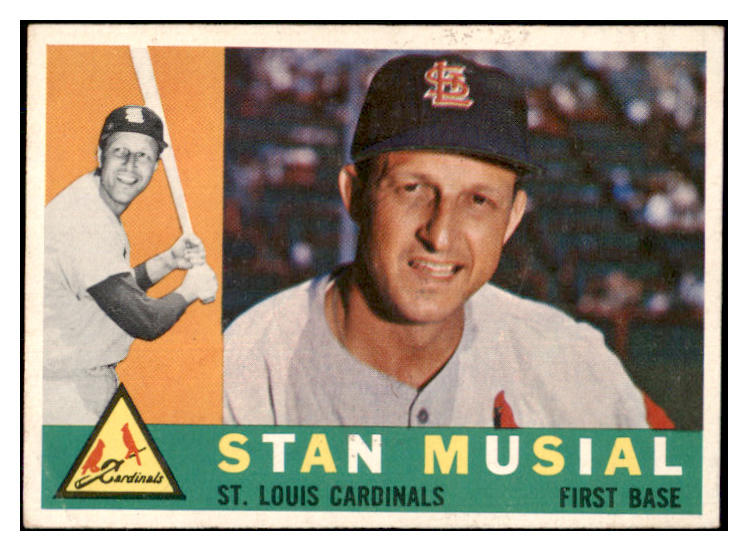 1960 Topps Baseball #250 Stan Musial Cardinals VG-EX 445089 Kit Young Cards