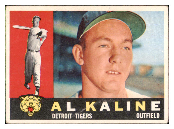 1960 Topps Baseball #050 Al Kaline Tigers VG-EX 445097 Kit Young Cards
