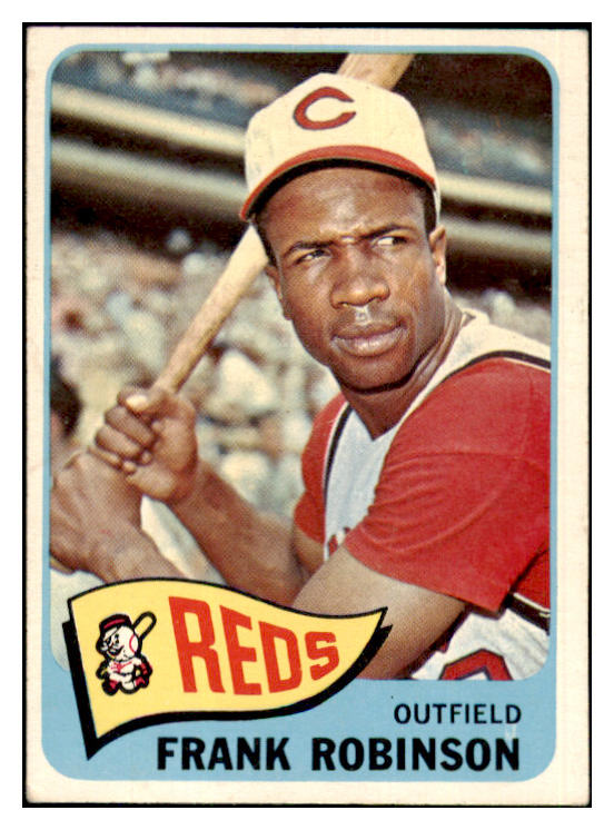 1965 Topps Baseball #120 Frank Robinson Reds FR-GD 445102 Kit Young Cards