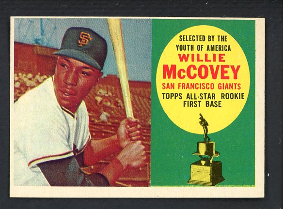 1960 Topps Baseball #316 Willie McCovey Giants NR-MT oc 445150 Kit Young Cards