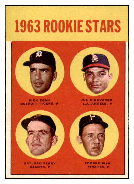 1963 Topps Baseball #169 Gaylord Perry Giants NR-MT 445236