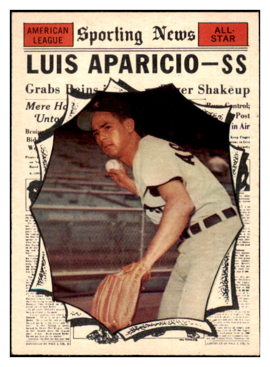 1961 Topps Baseball #574 Luis Aparicio A.S. White Sox NR-MT 445238