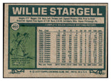 1977 Topps Baseball #460 Willie Stargell Pirates NM/MT 445242