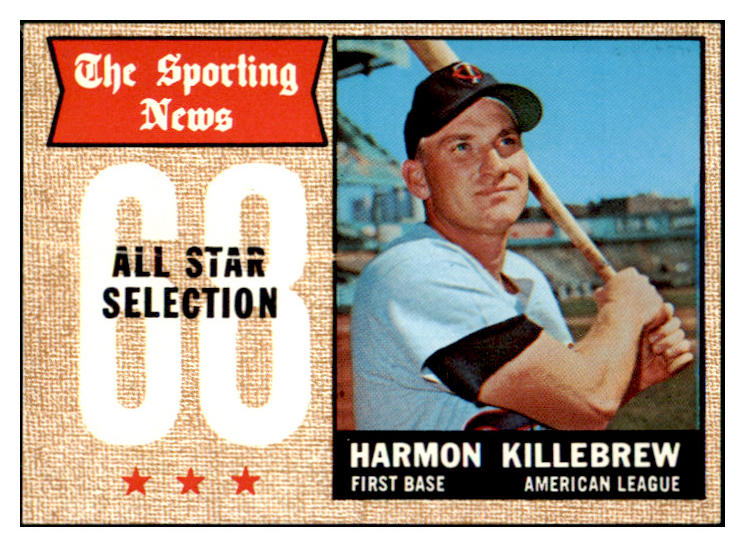 1968 Topps Baseball #361 Harmon Killebrew A.S. Twins NM/MT 445266