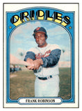 1972 Topps Baseball #100 Frank Robinson Orioles NM/MT 445272