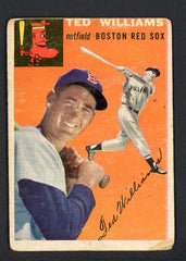 1954 Topps Baseball #001 Ted Williams Red Sox Good 445325