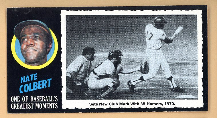 1971 Topps Baseball Greatest Moments #028 Nate Colbert Padres EX-MT 445475