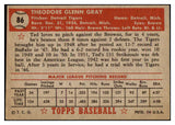 1952 Topps Baseball #086 Ted Gray Tigers EX-MT 445589