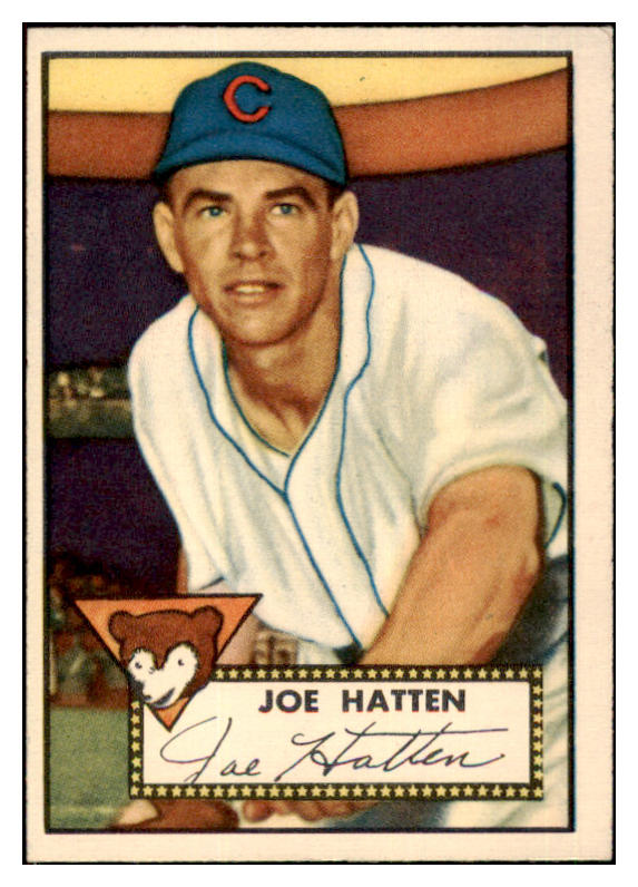 1952 Topps Baseball #194 Joe Hatten Cubs EX-MT 445604