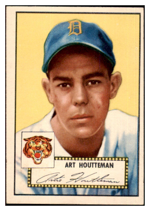 1952 Topps Baseball #238 Art Houtteman Tigers EX-MT 445611
