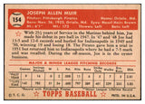 1952 Topps Baseball #154 Joe Muir Pirates EX+/EX-MT 445640