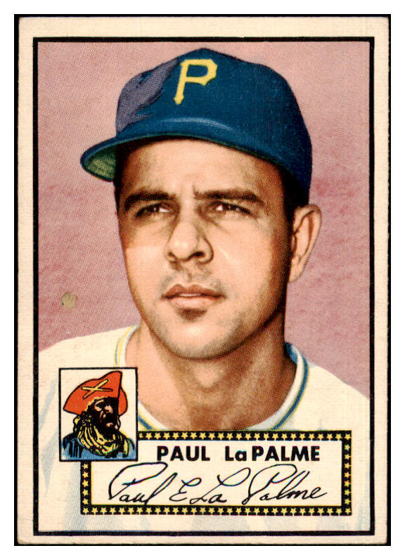 1952 Topps Baseball #166 Paul Lapalme Pirates EX+/EX-MT 445643