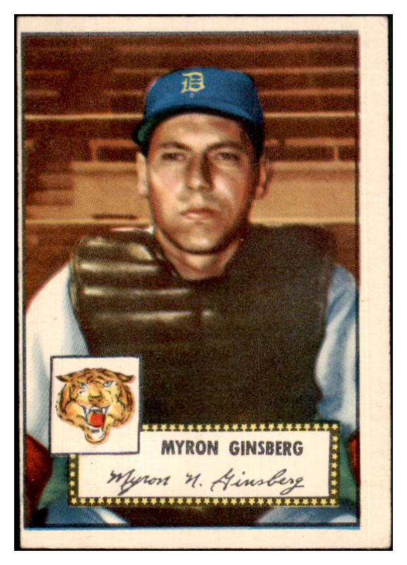 1952 Topps Baseball #192 Joe Ginsberg Tigers EX+/EX-MT 445649